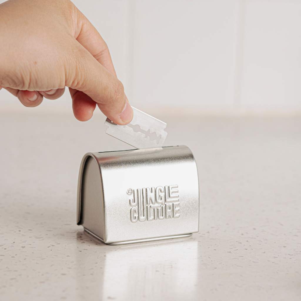 Safety Razor Blade Disposal Tin