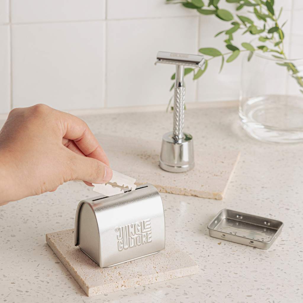 Safety Razor Blade Disposal Tin