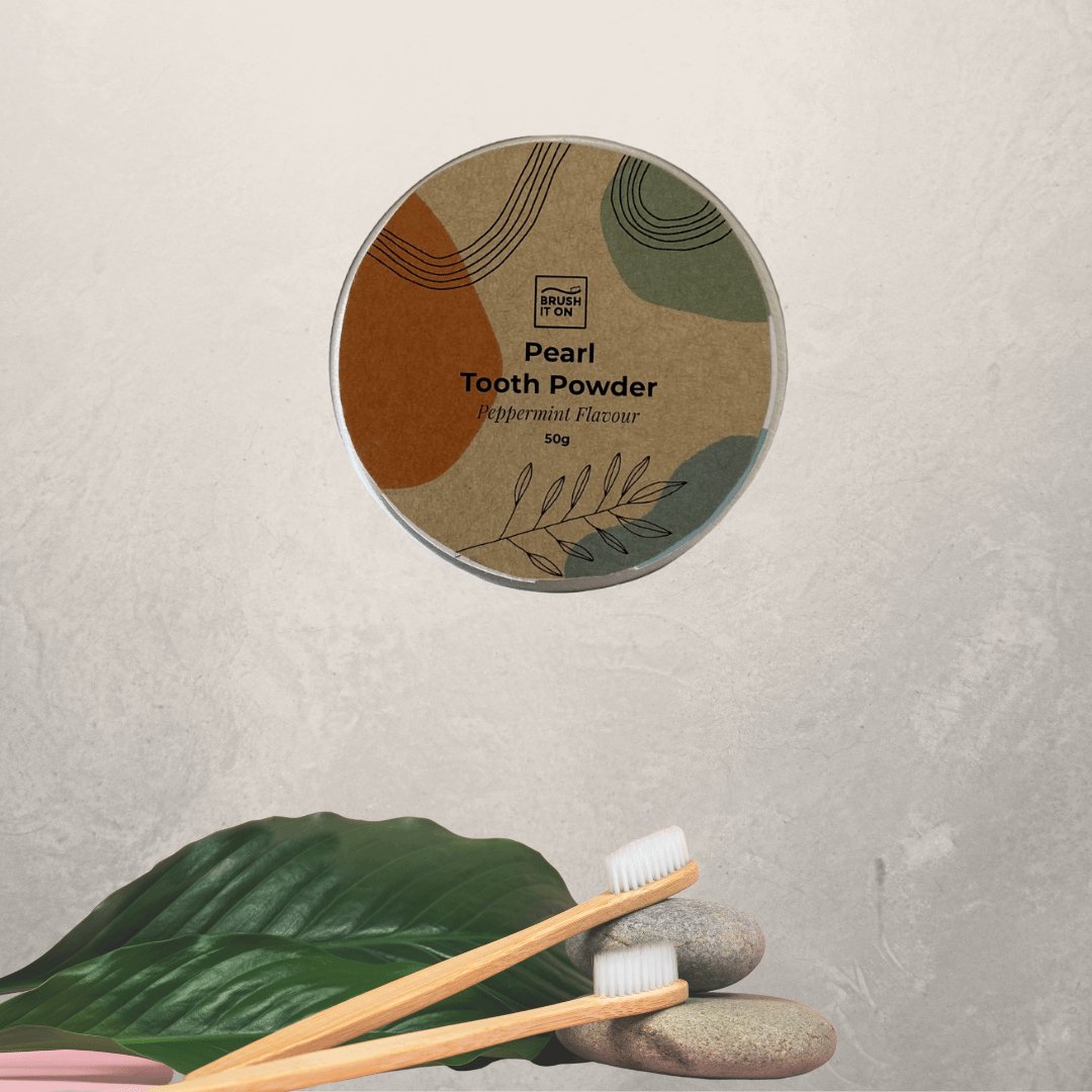 Tooth Powder - Pearl - Eco Patch with toothbrushes